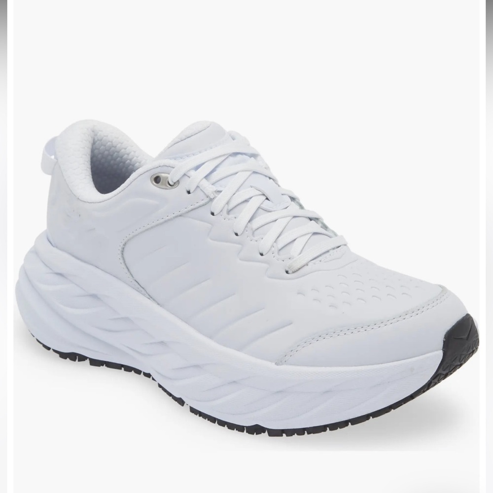 Bondi SR Water Resistant Running Shoe (Women)
HOKA size 5.5 white
